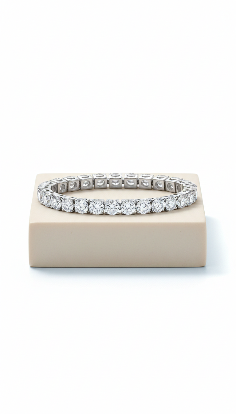 14K Lab-Grown Diamond Tennis Bracelet