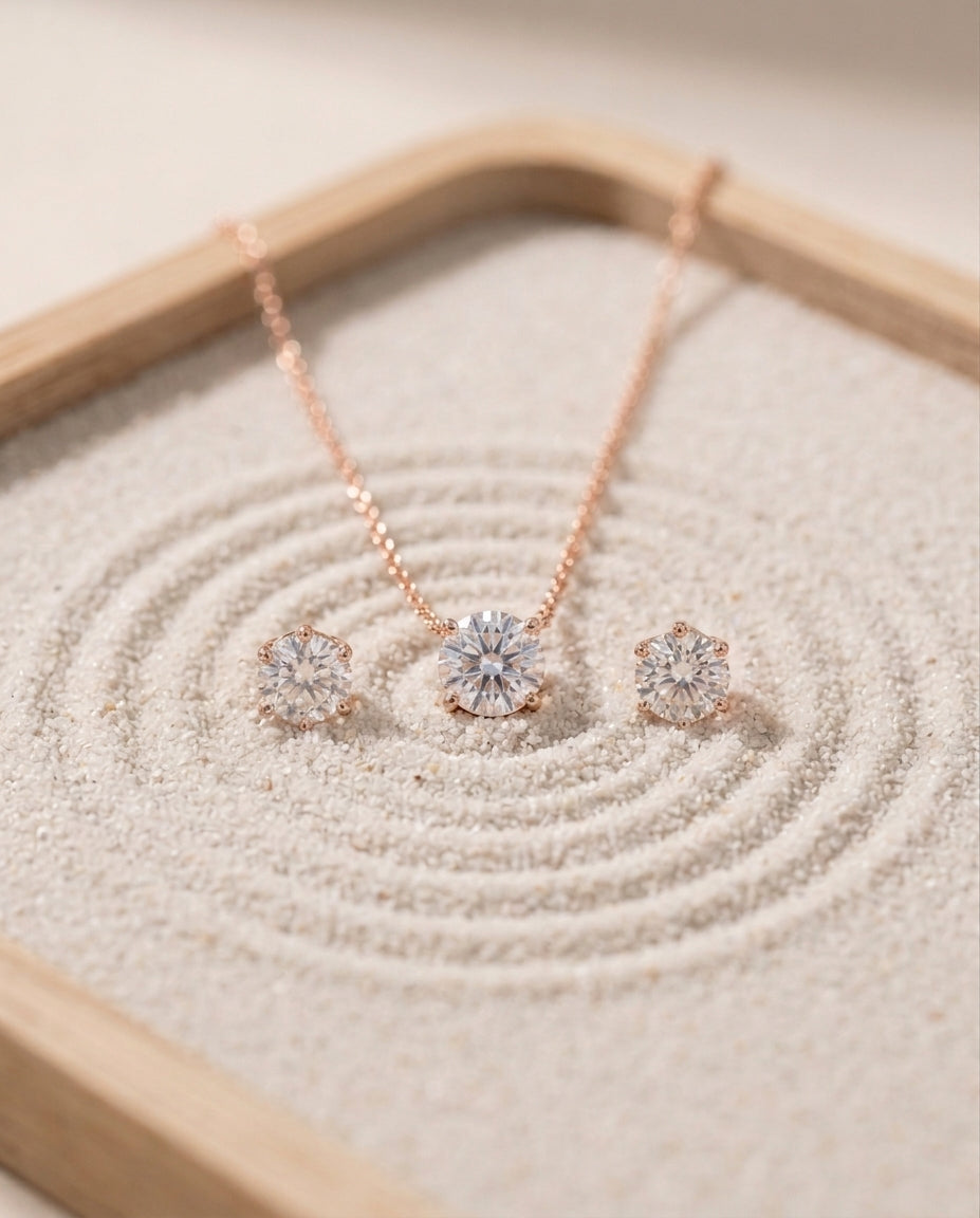 October Limited Round Lab Grown Diamond Bundle