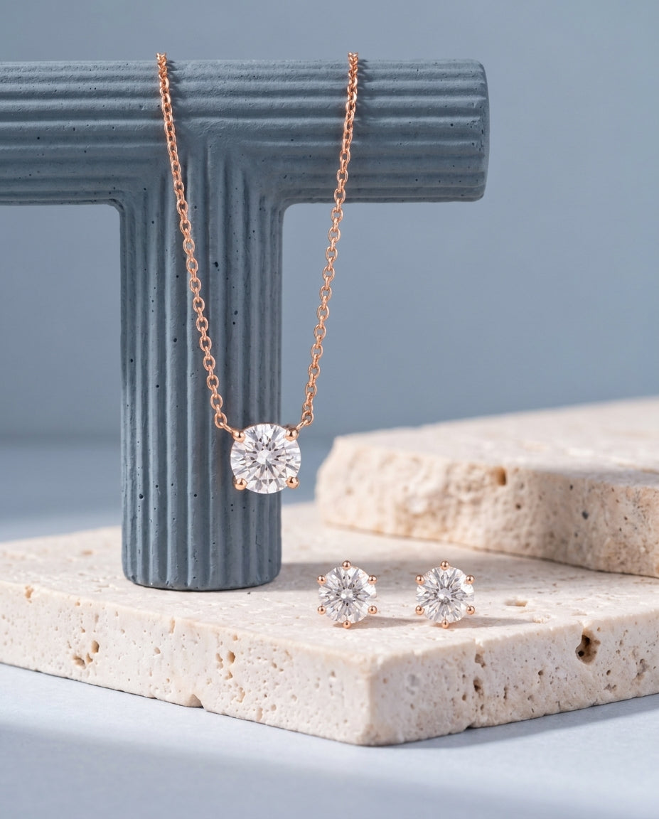 October Limited Round Lab Grown Diamond Bundle
