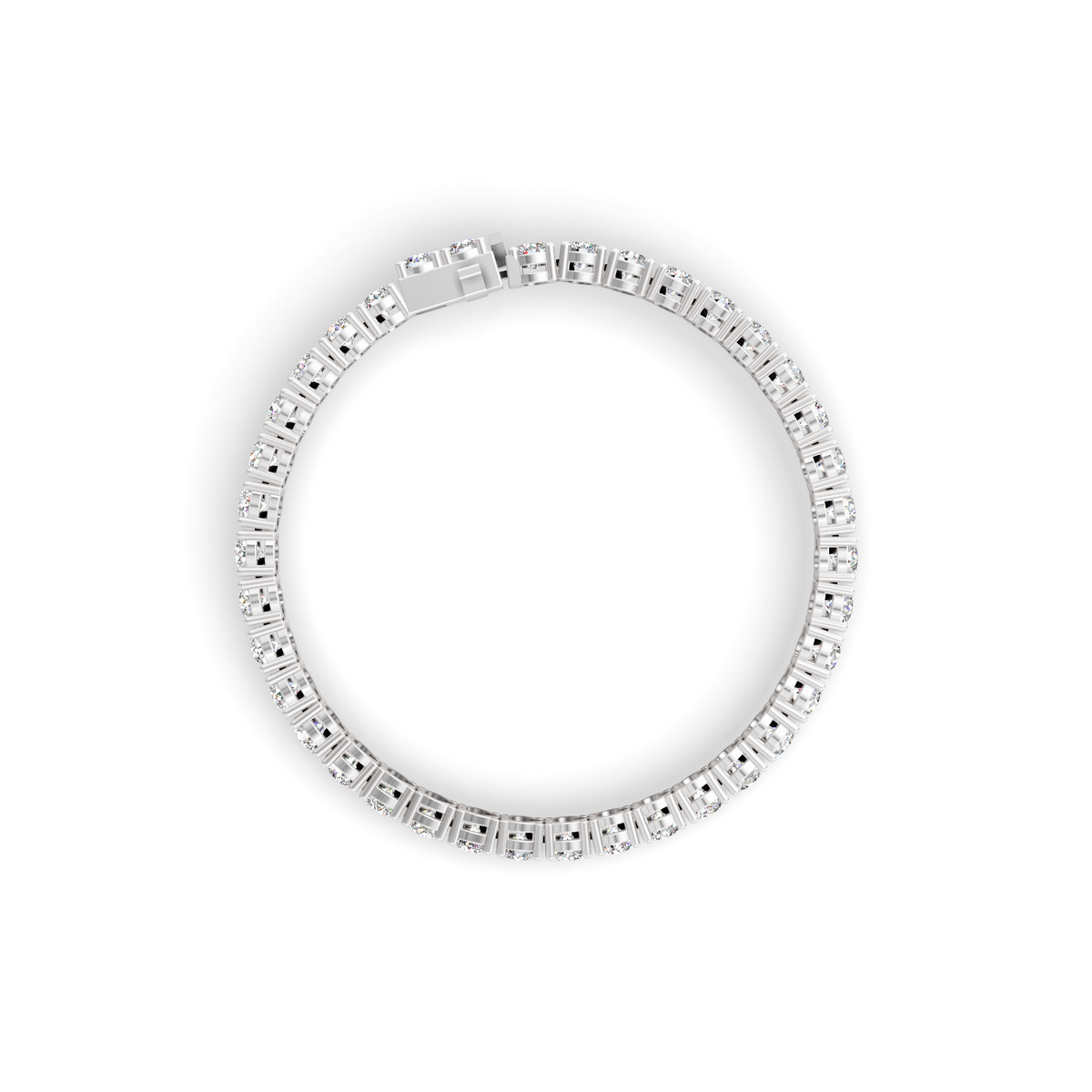 Round Shape Tennis Bracelet