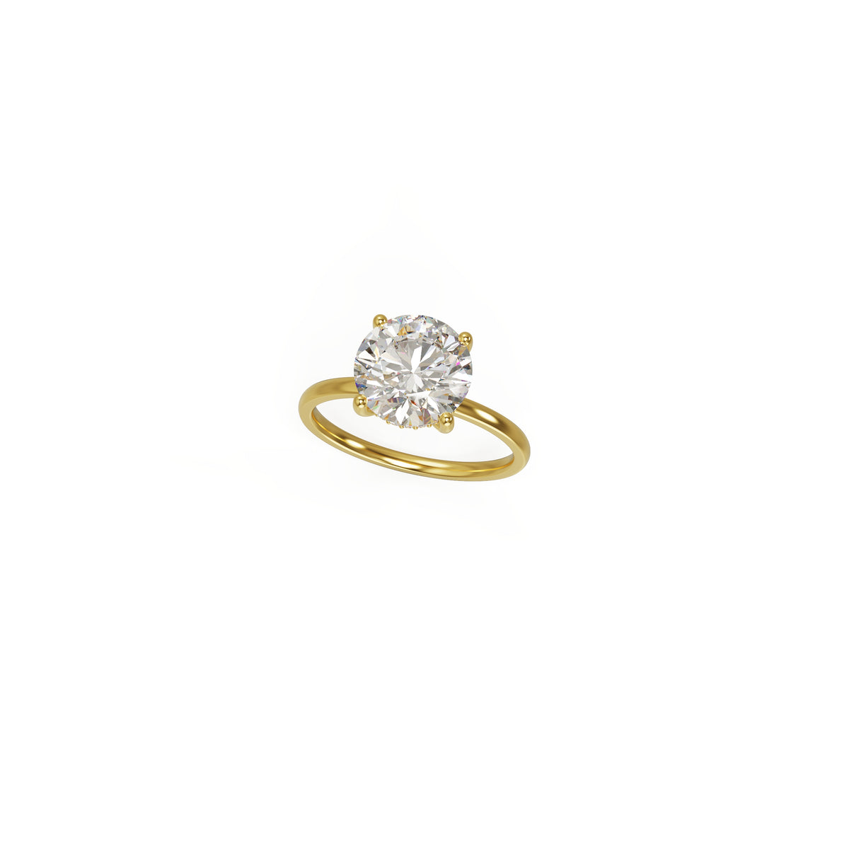 Signature Solitaire with Round Brilliant Lab Grown Diamond