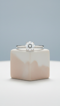 Platinum Solitaire Lab-Grown Diamond Ring